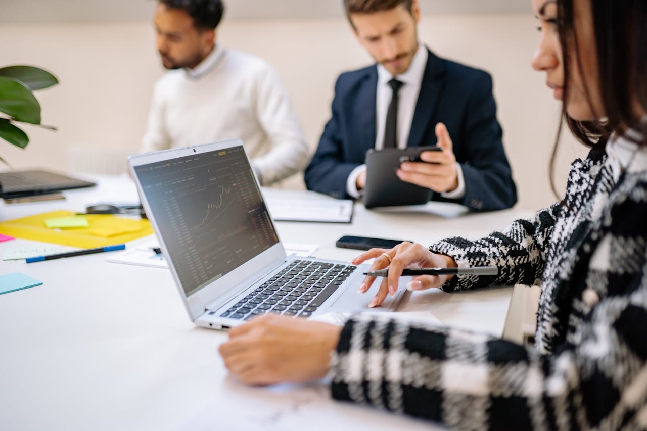 HR professional managing payroll and attendance from dashboard